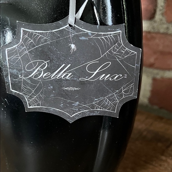 Bella Lux Halloween Black Cat Figurine with Orange Hat almost 24 inches tall - Picture 10 of 10